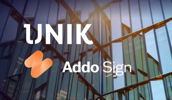 Unik and Addo Sign Enter into a Partnership on Digital Signing