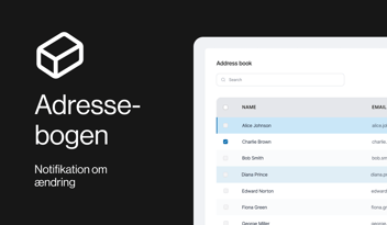 Personlig adressebog og forbedret brugeroplevelse i Addo Sign